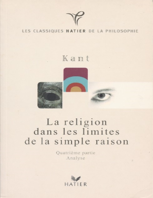 Couverture de Kant – La religion dans les limites de la simple raison